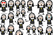 Nun ~ Cartoon Character Set, a Person Illustration by The Toon Company (Thumbnail 6 of 7)