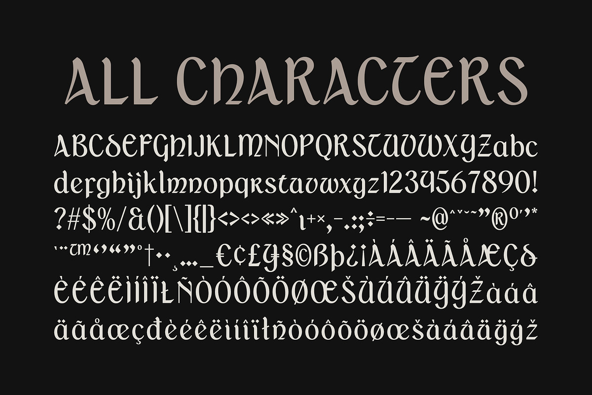 CS Rawline – Uncial Font, a Serif Font by Craft Supply Co. (Photo 8 of 8)