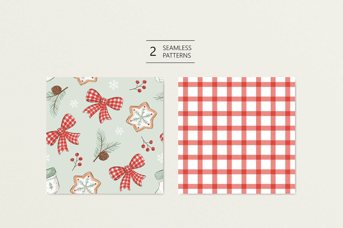Winter holidays, a Pattern Graphic by Olena Kuznietsova (Photo 2 of 9)