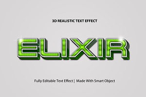 Realistic 3D Text Effect & Style