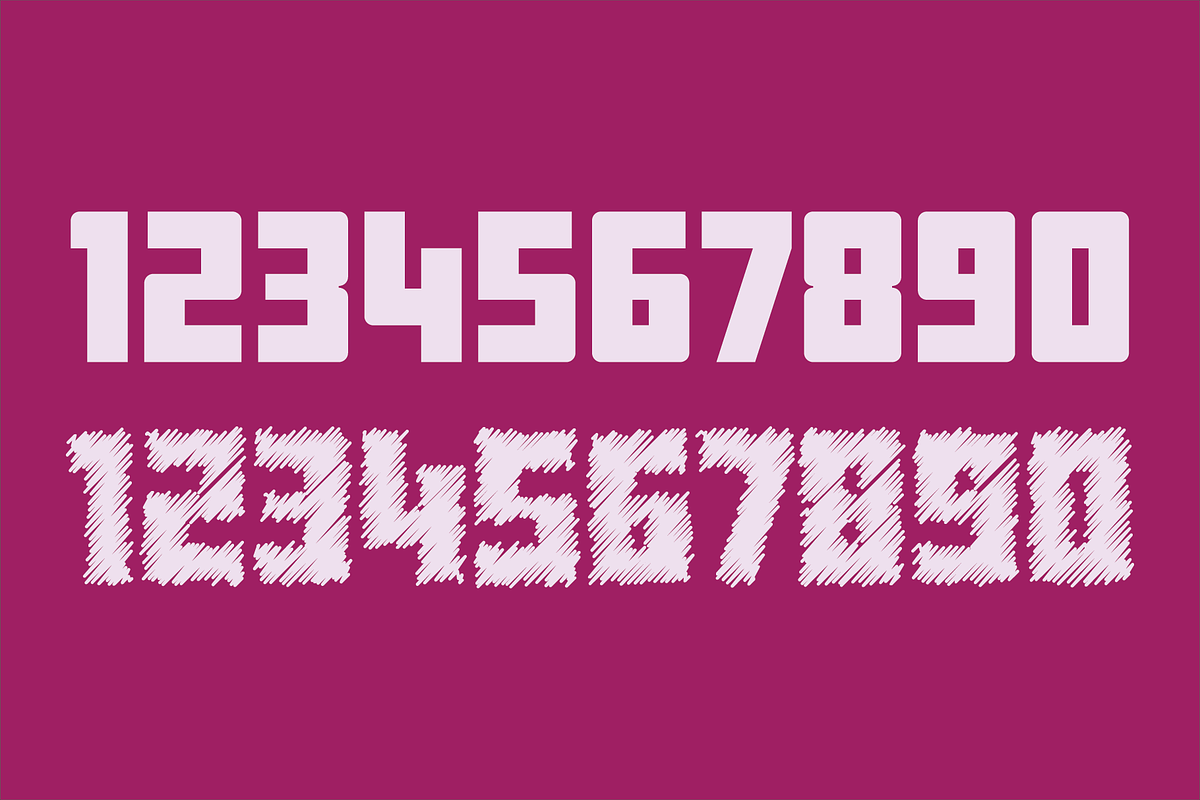 Heavy Duty Font Set, a Sans Serif Font by GG Design (Photo 6 of 9)