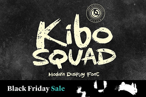 KIBO SQUAD - Display Comic Font