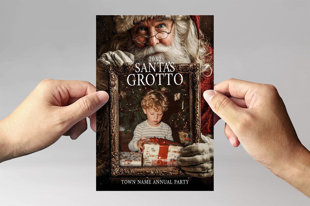 Santa's Grotto Christmas Flyer, a Flyer Template by BrandPacks (Photo 2 of 3)