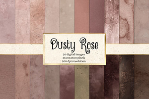Dusty Rose Textures, a Texture Graphic by Digital Curio