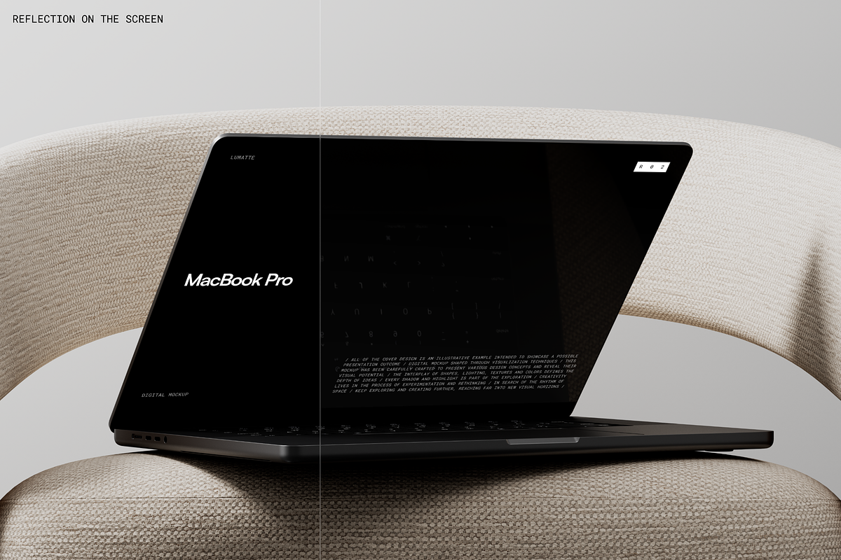 MacBook Pro Mockup Collection R02, a Mac Mockup by Lumatte (Photo 8 of 13)