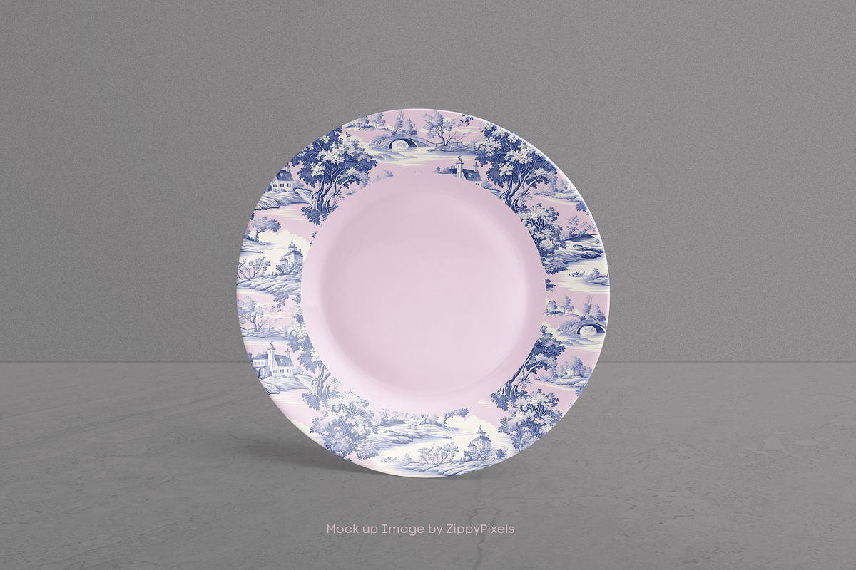 Romace Toile de jouy SeamlessPattern, a Pattern Graphic by STUDIO CHOTI (Photo 5 of 7)