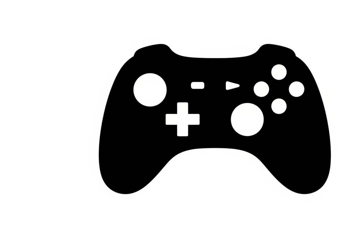 set of gaming controller silhouettes, an Illustration by Amazin_art (Photo 15 of 41)