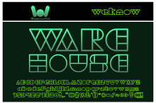 warehouse project font