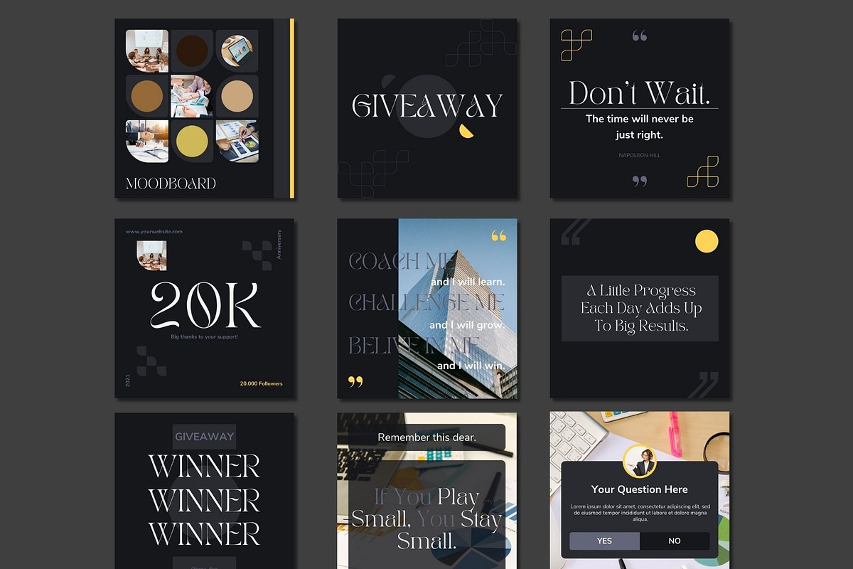 Luxury Social Media Post Templates, a Social Media Template by BoontenStudio (Photo 5 of 7)