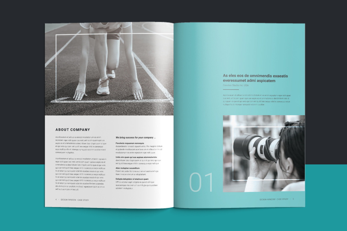 Case Study Booklet, a Brochure Template by DesignJanala (Photo 3 of 11)