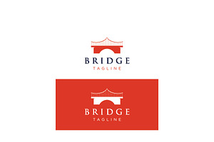 Bridge building abstract logo., a Branding & Logo Template by LOGOCREATIVE