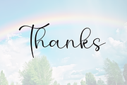 Rainbow | Script Font, a Handwritten Font by Scratchones (Thumbnail 8 of 8)