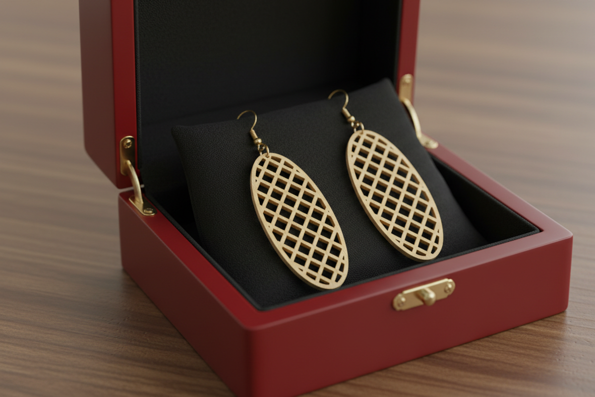Beautiful elegant wooden laser cut, an Object Graphic by Designer_Momina (Photo 3 of 5)