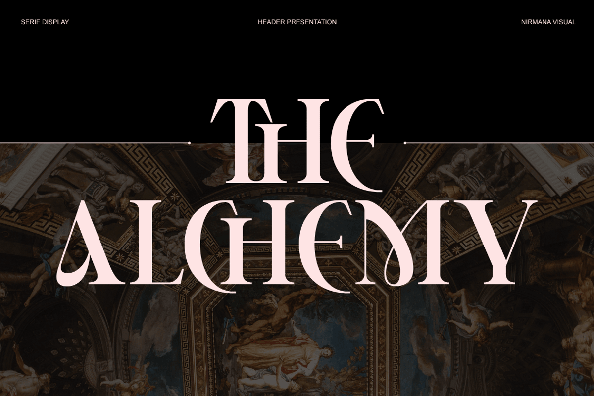 Heroma - Modern Ligatures Font, a Serif Font by Nirmana Visual (Photo 8 of 8)