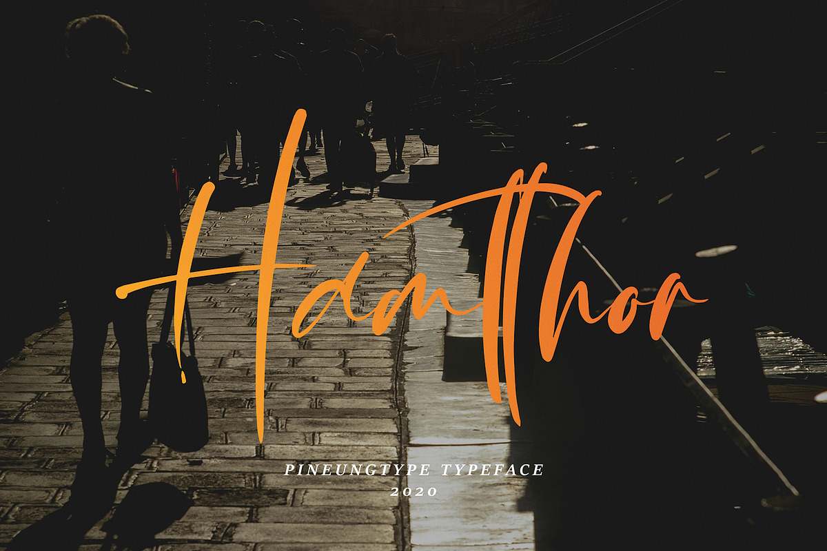 Qettira Black Friday, a Script Font by pineungtype (Photo 3 of 8)