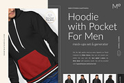 Men Hoodie 2 Mock-ups Set FREE DEMO, a Books & Magazine Mockup by Apparel_Mockups (Thumbnail 4 of 25)
