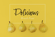 Delicious Brush Font, a Script Font by Vera Holera (Thumbnail 1 of 4)