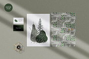 Misty Forest. Abstract collection, an Object Graphic by KatsiarynaKa (Thumbnail 7 of 15)