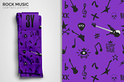Rock Music Seamless Patterns, a Pattern Graphic by 3Y_Design (Thumbnail 6 of 6)