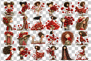Poppy Girl PNG Clipart Watercolor, a Person Illustration by Nicolle's Colorful Art (Thumbnail 3 of 3)