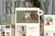 Health Coach Squarespace Website, a Squarespace Template by GoLive Website Templates (Thumbnail 1 of 12)
