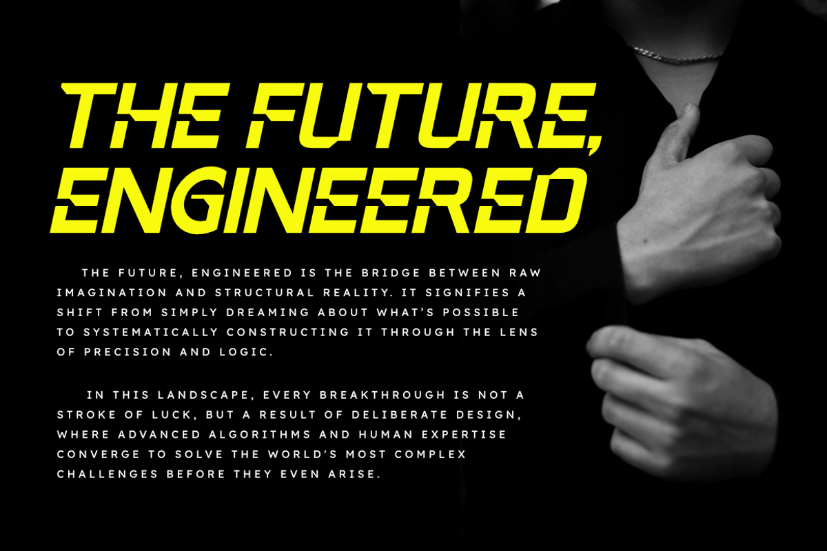 Nexium | Modern Futuristic Tech Font, a Symbol Font by Masyafi Studio (Photo 6 of 8)