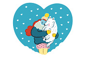 I Love my Dog, an Animal Illustration by Irene Loal (Thumbnail 1 of 2)