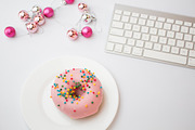 Pink & Silver Christmas Stock Images, a Product Mockup by Kreanille Design (Thumbnail 3 of 4)