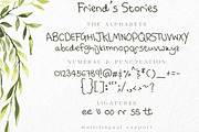 Friend's Stories Font, a Font by Digital Hustler (Thumbnail 8 of 9)