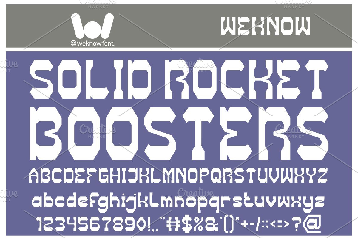Mission Timeline font, a Font by weknow (Photo 4 of 8)