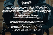 Vendetta Handstylish Font, a Script Font by Alif Devan R. (Thumbnail 10 of 15)