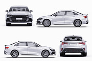 2026 Sport Performance Sedan Set, an Advertising Mockup by Halal Graphic Studio (Thumbnail 11 of 12)