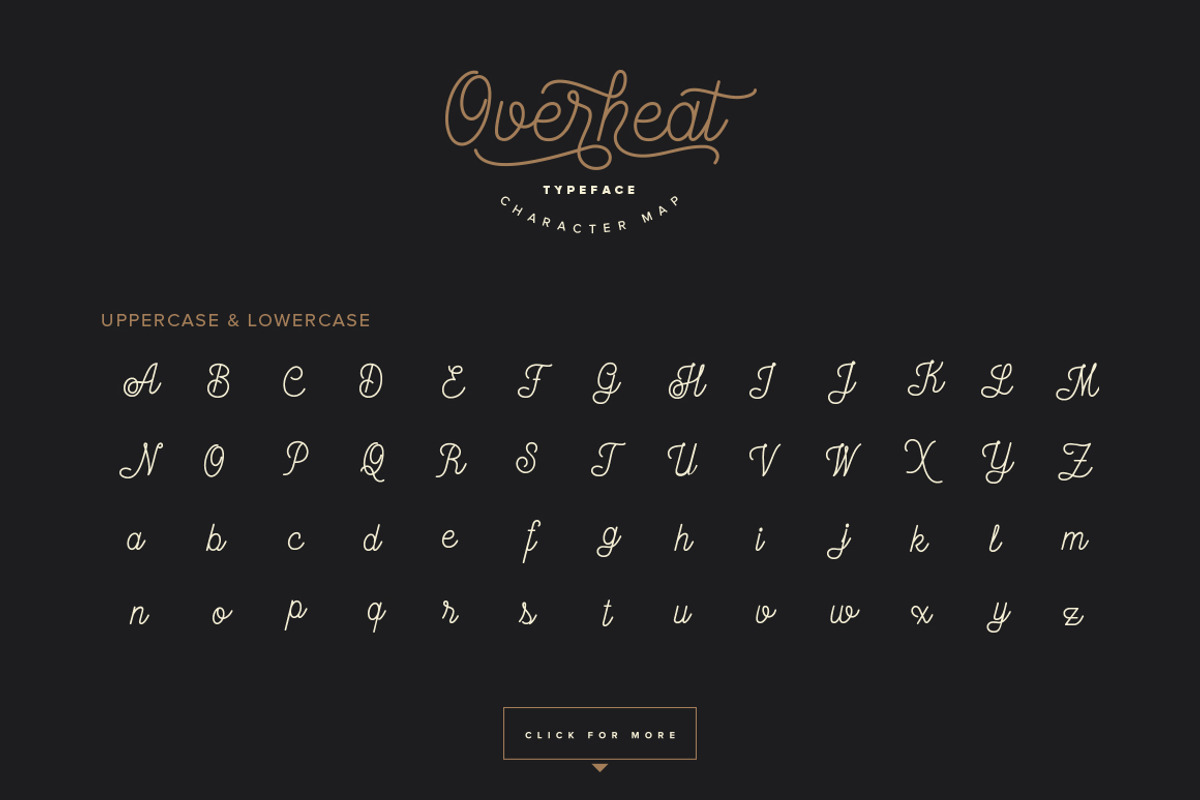 Overheat Typeface preview 6