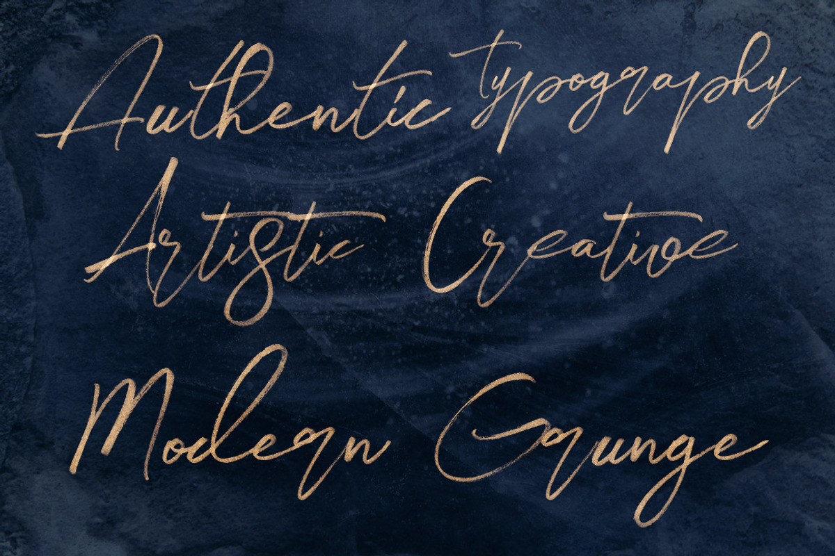 Midnight Brush & SVG Font, a Script Font by Cruzine (Photo 10 of 19)