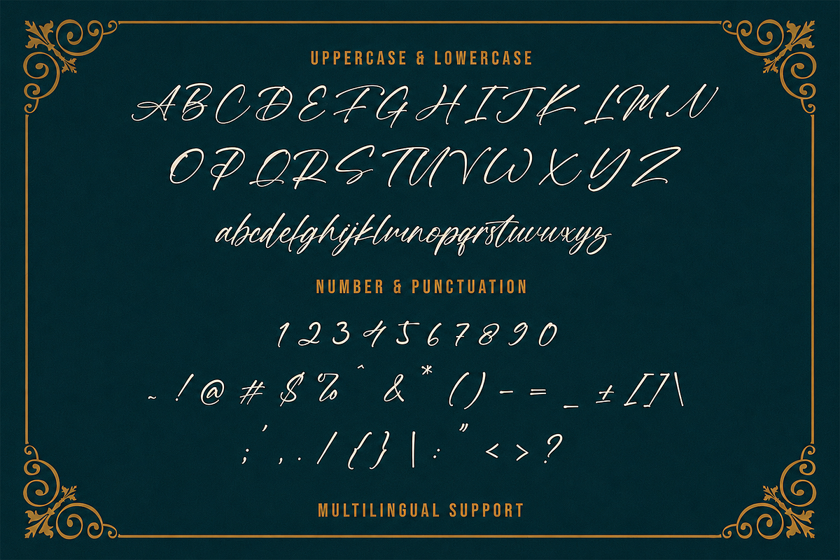 Mugen Ragi - Modern Script Font, a Script Font by StringLabs (Photo 10 of 11)