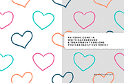 Candy hearts vector pattern set, SVG, a Pattern Graphic by Palette Pursuit (Thumbnail 7 of 9)