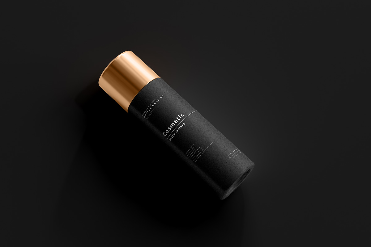 Dark Cosmetic Branding Mockups, a Cups & Container Mockup by pmvch (Photo 61 of 86)