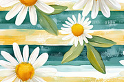 Summer Flower Digital Papers Digital, a Pattern Graphic by BusyDaydesign (Thumbnail 5 of 9)