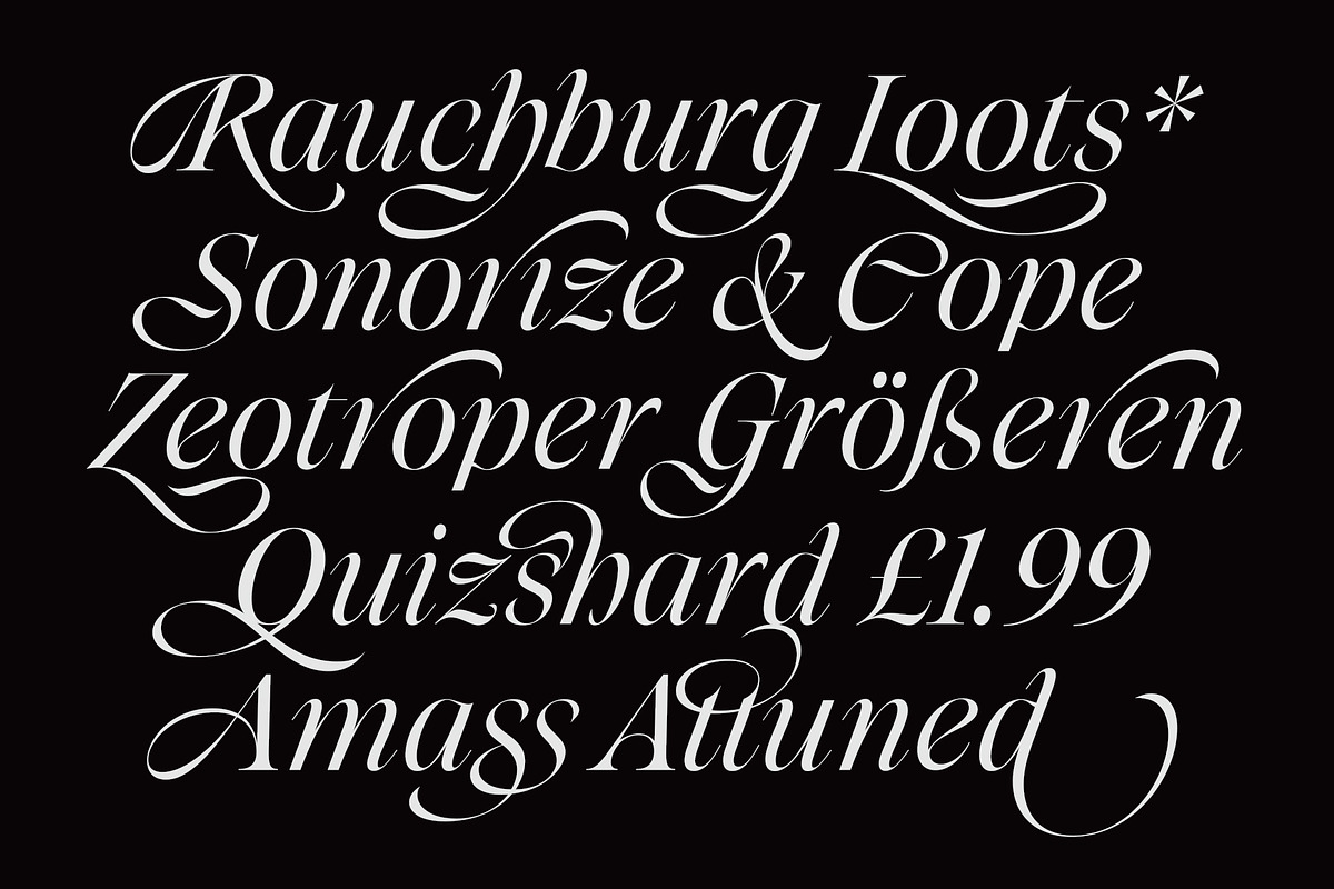 Niven Italic, a Font by Simon Walker (Photo 5 of 9)