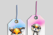 Watercolor Woodland Animals Clipart, a Graphic by one-touch (Thumbnail 5 of 11)