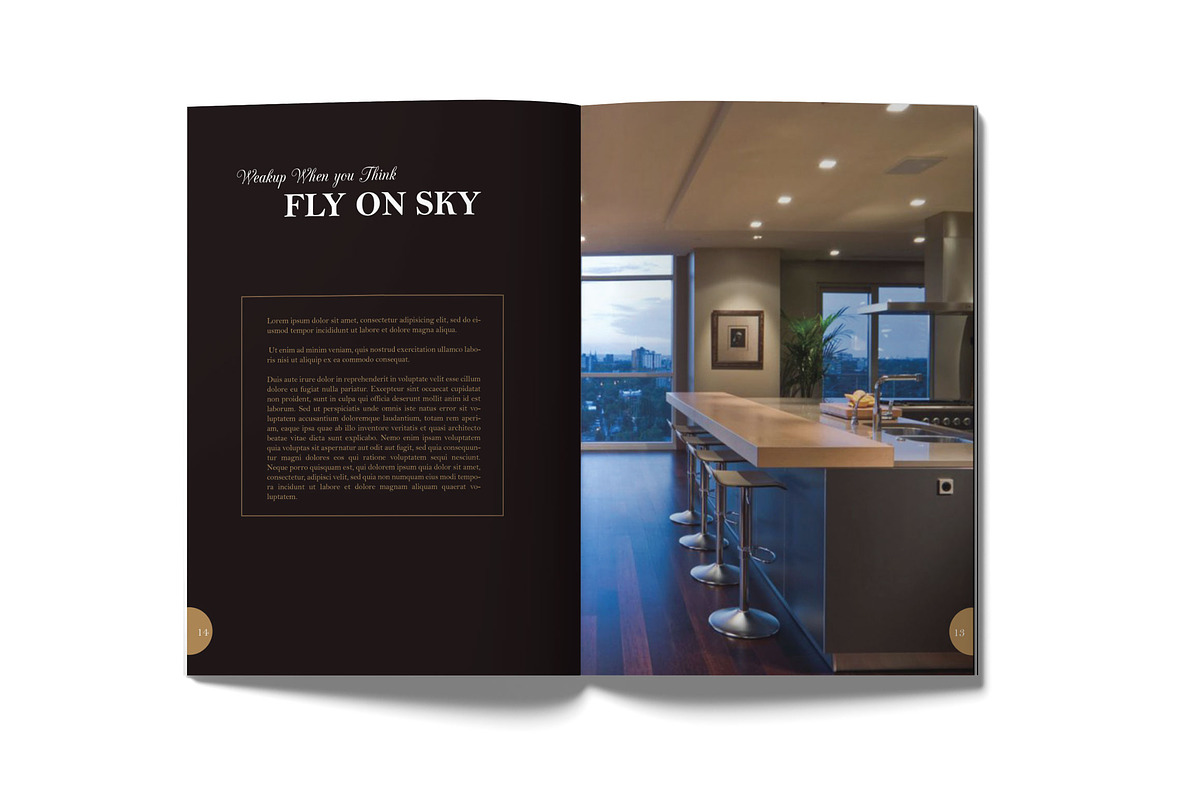 Flyon Brochure Photoshop Template, a Brochure Template by ORCOLOR (Photo 6 of 13)