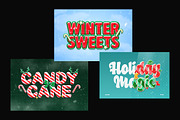Christmas Candy Text Effect, a Layer Style Add-On by Matsero (Thumbnail 2 of 4)