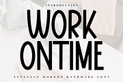 work Ontime, a Script Font by InermediaSTUDIO (Thumbnail 1 of 8)