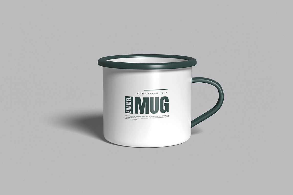 Enamel Mug Mockup, a Product Mockup by ZifaraDesign (Photo 4 of 5)