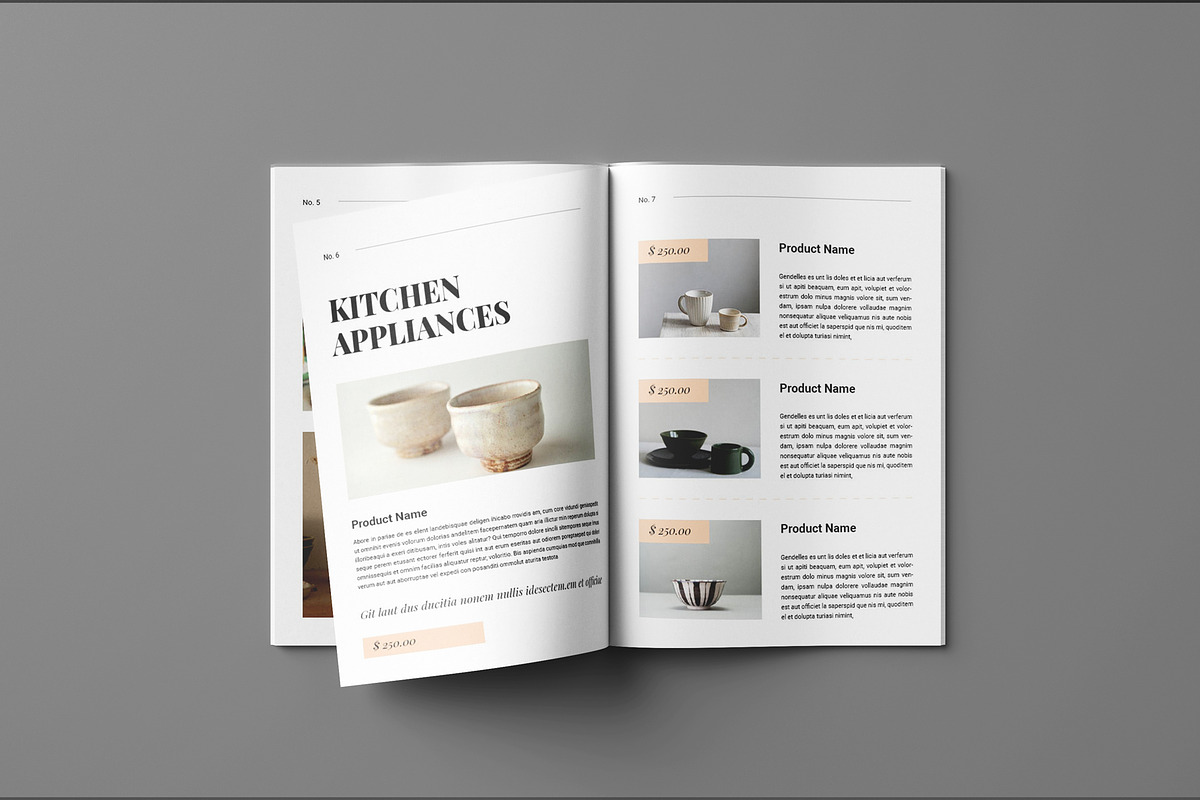 Modern Product Catalog Template, a Brochure Template by Seeing-art (Photo 4 of 11)