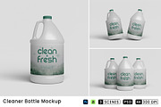 Cleaner Bottle Mockup, a Cups & Container Mockup by Farabion Studio (Thumbnail 1 of 4)
