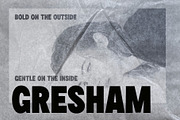 Gresham – Bold & Gentle Sans, a Sans Serif Font by Local Desk Designstudio (Thumbnail 1 of 14)