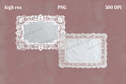 Vintage Fabric Doilies Bundle PNG, an Object Graphic by Marie T (Thumbnail 5 of 24)