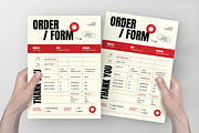 Cream Red Modern Purchase Order Form, a Flyer Template by Annora Studio (Thumbnail 3 of 6)