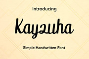 Kayzuha Modern Handwritten Font, a Handwritten Font by ResumeFabs (Thumbnail 1 of 7)